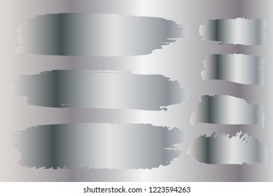 Collection of hand drawn black and white grunge brushes. Vector Grunge Brushes. Dirty Artistic Design Elements. Creative Design Elements. White background. Distress Frame, Logo, Banner, Wallpaper.