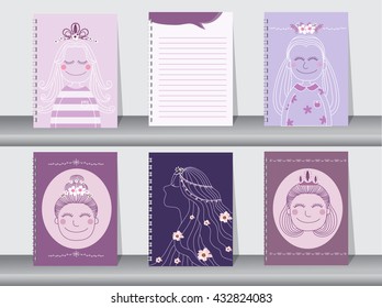 Collection of hand drawn cards,book and invitations.