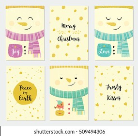 Collection of  hand drawn Christmas gift tags, Set of six printable holiday labels in gold, black, white, purple and turquoise, Christmas theme graphics