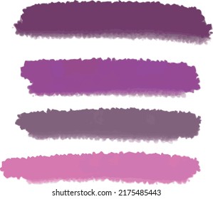 Collection of hand drawn colorful  brushes. Vector Brushes. Dirty Artistic Design Elements. Creative Design Elements. Rainbow background. Distress Frame, Logo, Banner, Wallpaper.