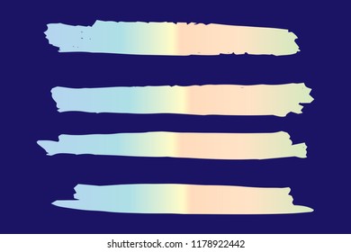 Collection of hand drawn colorful grunge brushes. Vector Grunge Brushes. Dirty Artistic Design Elements. Creative Design Elements. Rainbow background. Distress Frame, Logo, Banner, Wallpaper.