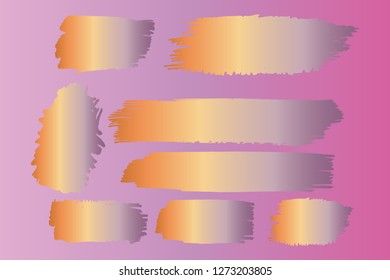 Collection of hand drawn colorful grunge brushes. Vector Grunge Brushes. Dirty Artistic Design Elements. Creative Design Elements. Rainbow background. Distress Frame, Logo, Banner, Wallpaper.