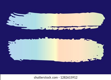Collection of hand drawn colorful grunge brushes. Vector Grunge Brushes. Dirty Artistic Design Elements. Creative Design Elements. Rainbow background. Distress Frame, Logo, Banner, Wallpaper.