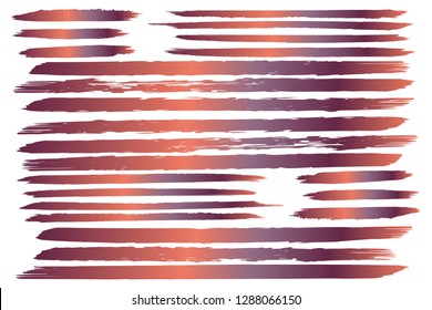 Collection of hand drawn colorful grunge brushes. Vector Grunge Brushes. Dirty Artistic Design Elements. Creative Design Elements. Rainbow background. Distress Frame, Logo, Banner, Wallpaper.