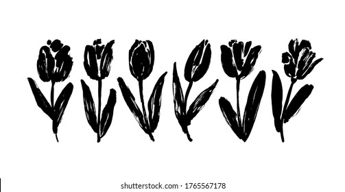 45,760 Tulip silhouette Images, Stock Photos & Vectors | Shutterstock