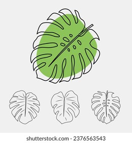 collection of hand drawn leaf illustrations