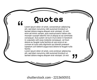 Collection of hand drawn piano bubbles templates. Concept, frame template for design poster or social media. doodle style quotes