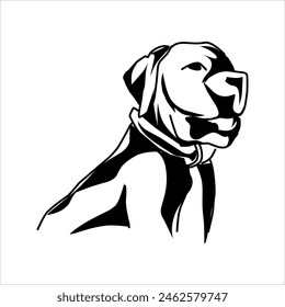 collection of hand drawn vector illustrations of cute dogs in various poses. isolated on white background. cute dog line art