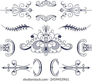 Collection of hand drawn victorian ornament.graphic elements and ceative design .professional background design.very unick design for you just for you.downlode now.this content is very professional