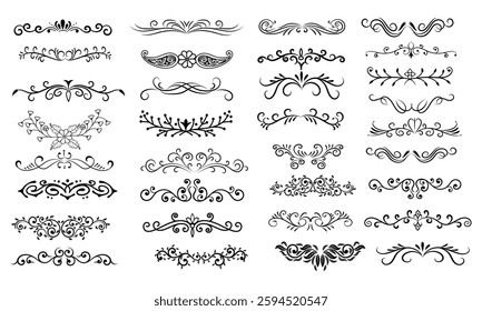 A collection of hand - painted designs including a design