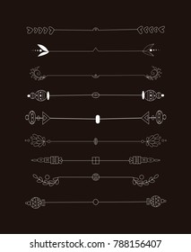 
Collection of handdrawn borders.Unique swirls and dividers for your design. Vector  label, ribbon,symbol, ornament, frames and scroll elements.
