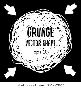 Collection of hand-drawn sketches clouds. Set vector illustration in doodle style sketch art. Vector design grunge elements.  Vector abstract shapes. Vintage shapes. Retro shapes.