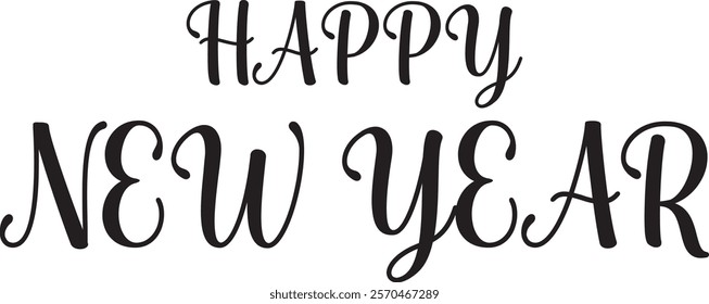 Collection of handwritten 2026 number. Vector illustration