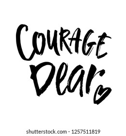 Collection of Handwritten, Inspirational Quotes in Modern Calligraphy Lettering. Vector illustration