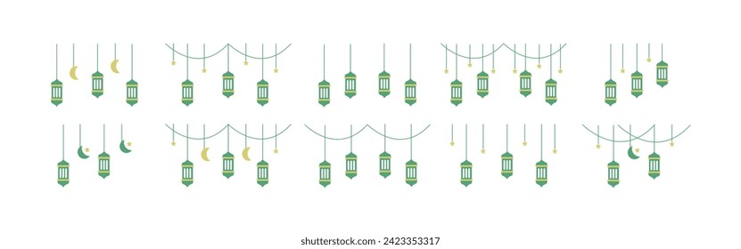 Kollektion von Hanging Islamic Lanterns