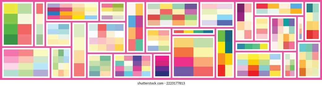 Collection of Happy colour pallet, colors, happy color, color palette