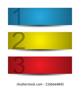 Collection of Header Designs or Banners