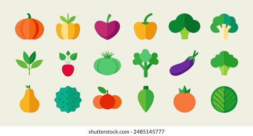 Collection for Healthy Living and Culinary Designs. berry icons set, botanical edible plants clipart, citrus graphic images, culinary ingredients drawings, edible natural products designs.