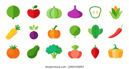 Collection for Healthy Living and Culinary Designs. berry icons set, botanical edible plants clipart, citrus graphic images, culinary ingredients drawings, edible natural products designs.