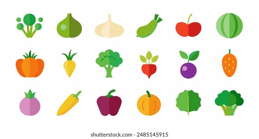 Collection for Healthy Living and Culinary Designs. berry icons set, botanical edible plants clipart, citrus graphic images, culinary ingredients drawings, edible natural products designs.