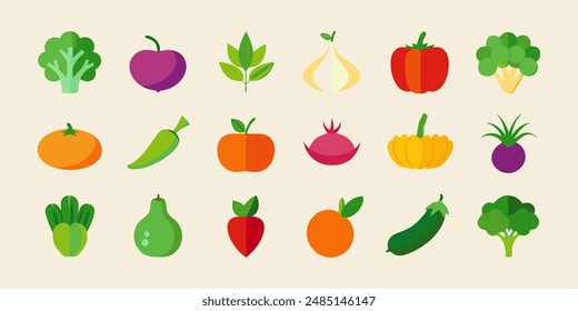 Collection for Healthy Living and Culinary Designs. berry icons set, botanical edible plants clipart, citrus graphic images, culinary ingredients drawings, edible natural products designs.