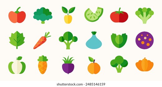 Collection for Healthy Living and Culinary Designs. berry icons set, botanical edible plants clipart, citrus graphic images, culinary ingredients drawings, edible natural products designs.