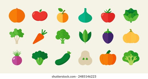Collection for Healthy Living and Culinary Designs. berry icons set, botanical edible plants clipart, citrus graphic images, culinary ingredients drawings, edible natural products designs.