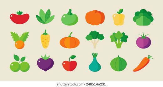 Collection for Healthy Living and Culinary Designs. berry icons set, botanical edible plants clipart, citrus graphic images, culinary ingredients drawings, edible natural products designs.
