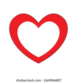 collection of heart illustrations. can be used for logos, icons and symbols. vector set. 
