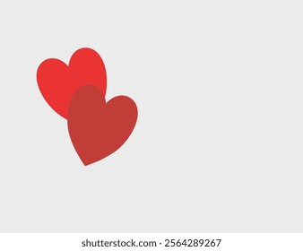 Collection of heart illustrations, Love symbol icon set, love symbol vector.
