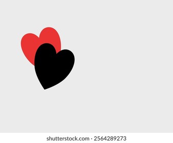 Collection of heart illustrations, Love symbol icon set, love symbol vector.