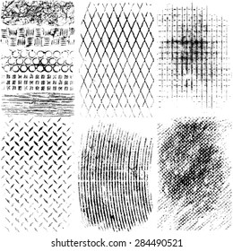 Collection of high detail Vector Grunge Textures materials