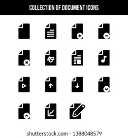 A collection of high-quality document icons