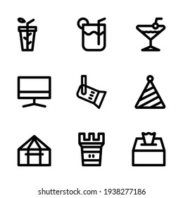 a collection of high-quality event icons ready to use for your needs.