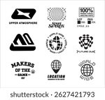 Collection of high-quality graphics designed for badges, patches, embroidery, and print applications. Perfect for creating unique and customizable designs for apparel, accessories, and branding.