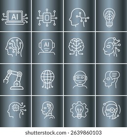  A collection of high-quality, minimalist line art icons designed for modern digital and print applications.