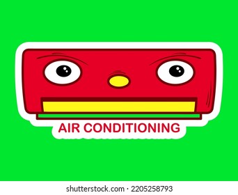 Collection of Home Appliances Stickers or Icons decorated with Emotic