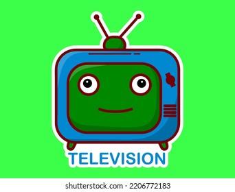 Collection of Home Appliances Stickers or Icons decorated with Emotic