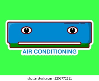 Collection of Home Appliances Stickers or Icons decorated with Emotic