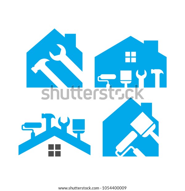 collection-home-maintenance-logo-design-template-stock-vector-royalty