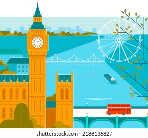 Collection of horizontal banner templates with spectacular natural landscapes or sceneries. Bundle of beautiful backgrounds with forest trees, mountains, sea, sky. Modern vector illustration.
