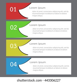Collection horizontal business banner set vector templates. clean modern geometric abstract background layout for website design. simple creative cover header. in rectangle size