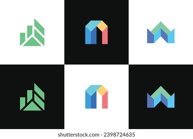 Kollektion von Logo-Vektorgrafiken.