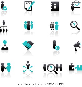 collection of human resources icons