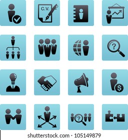collection of human resources icons