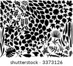 Collection of hundreds of vector leaf outlines