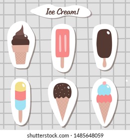 Collection of Ice Cream Vector