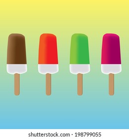  collection of ice cream. Vector illustration