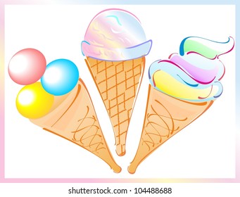 IconÃ¢Â?Â?s collection of ice creams is for advertising