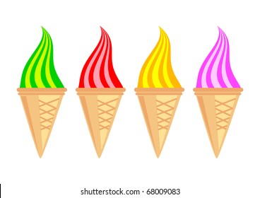 Collection of ice-creams